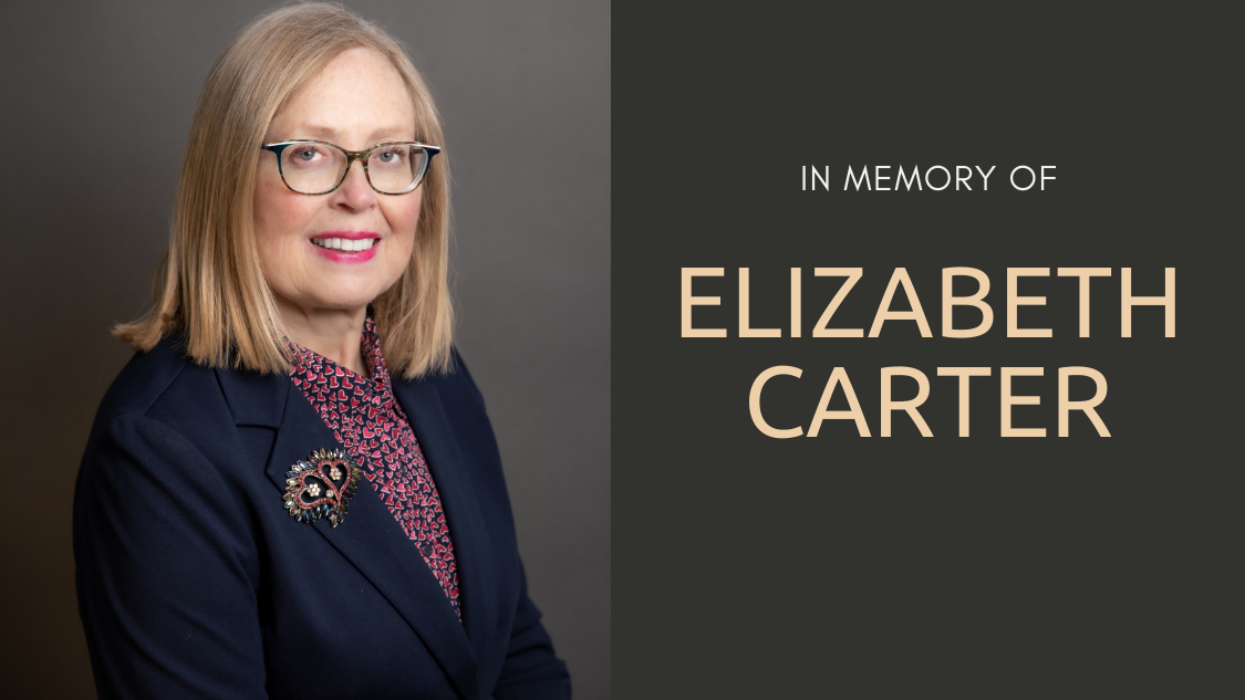 In memory Elizabeth Carter